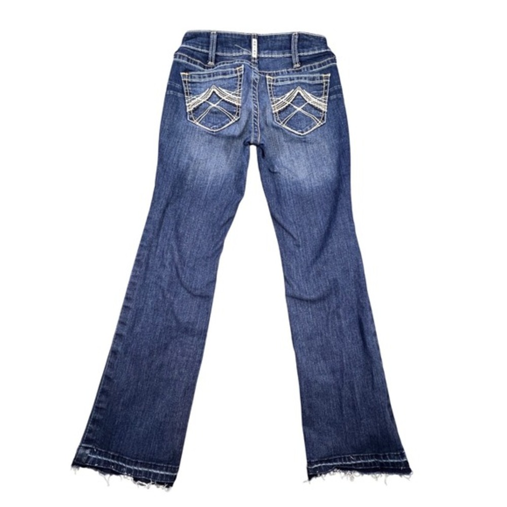 Ariat Blue REAL Denim Bootcut Jeans Womens 28S READ - Picture 2 of 12